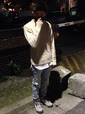 「TOMMY（トミー）のアイテム（その他トップス）」を使った、Owen Wu さん（メンズ・172cm）の冬コーディネート