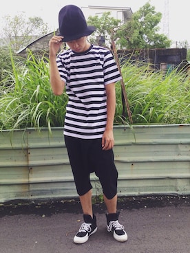 Owen Wu さん（メンズ・172cm）の夏コーディネート