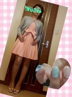 「春ワンピ」｜「アイテム（その他）」を使った、kiki♡lalaさん（レディース・156cm）の春コーディネート