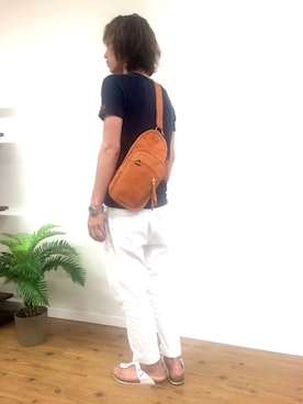 「アイテム（ボディバッグ/ウエストポーチ）」を使った、yaccho555さん（メンズ・172cm）の秋コーディネート