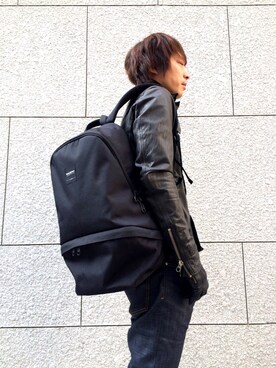 「URBAN RESEARCH（アーバンリサーチ）のアイテム（ライダースジャケット）」を使った、yaccho555さん（メンズ・172cm）の冬コーディネート