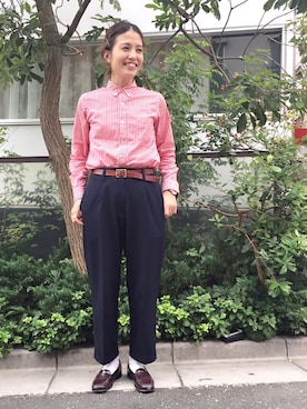 canae ueharaさん（レディース・162cm）の秋コーディネート