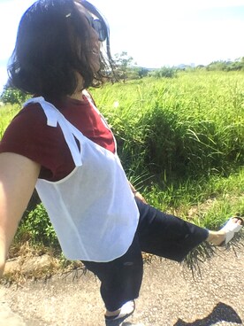 「MONKI」｜mmmwwwさん（レディース・160cm）の夏コーディネート