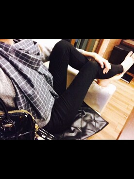 「머플러」｜Ryongさん（レディース・169cm）の冬コーディネート