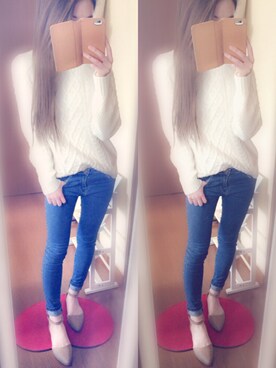 Kさん（レディース・160cm）の冬コーディネート