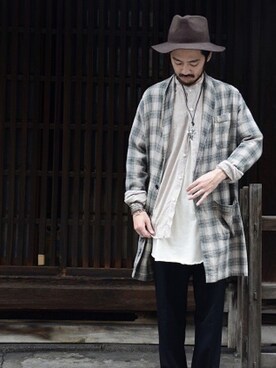 「SUNDAY WORKS（サンデーワークス）のアイテム（トップス）」を使った、GROOVY-horisakaさん（メンズ・174cm）の秋コーディネート