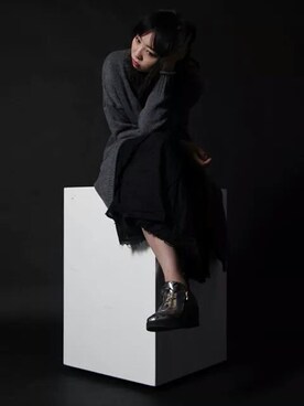 「chic」｜「アイテム（ダウンジャケット/コート）」を使った、Cecilia westさん（レディース・168cm）の秋コーディネート