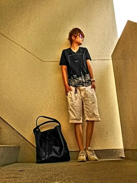 JUNNさん（メンズ・152cm）の夏コーディネート