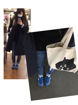 naさん（レディース・160cm）の冬コーディネート