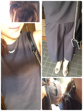 「A part by（アパートバイ）のアイテム（オールインワン・サロペット）」を使った、きねっとさん（レディース・167cm）の夏コーディネート