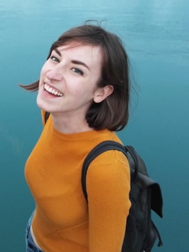 「GAP（ギャップ）のアイテム（バックパック/リュック）」を使った、Lizzieさん（レディース・160cm）の夏コーディネート