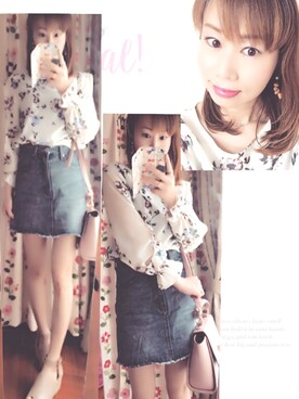 akikoさん（レディース・155cm）の春コーディネート