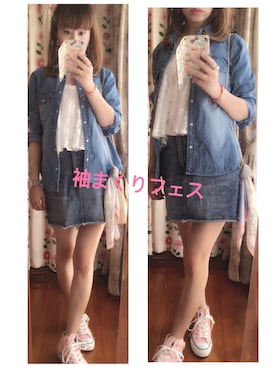 akikoさん（レディース・155cm）の春コーディネート