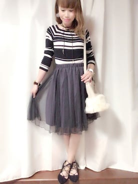 akikoさん（レディース・155cm）の秋コーディネート