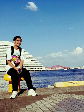 バウさん(メンズ・185cm)の夏コーディネート