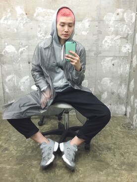 嶋津一馬さん(メンズ・183cm)の春コーディネート