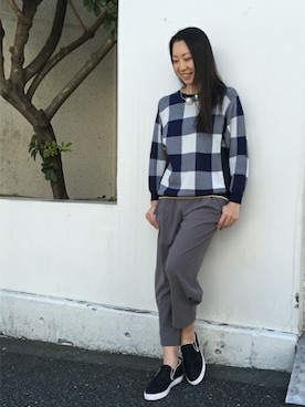 「H.A.K（ハク）のアイテム」を使った、meguさん（レディース・160cm）の春コーディネート