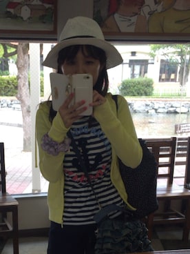 「SAMANTHAVEGA（サマンサベガ）のアイテム（財布/小物）」を使った、asamiさん（レディース・154cm）の夏コーディネート