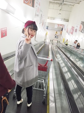 김 나희さん（レディース・166cm）の秋コーディネート