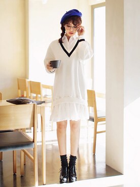 ディーホリックさん（レディース・168cm）の冬コーディネート