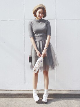 ディーホリックさん（レディース・164cm）の冬コーディネート