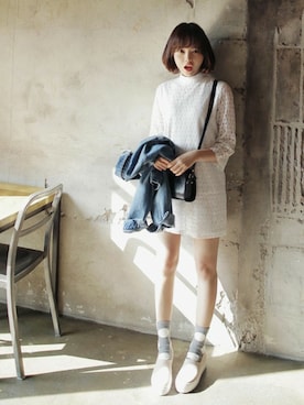 ディーホリックさん（レディース・166cm）の春コーディネート