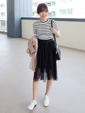 ディーホリックさん（レディース・166cm）の春コーディネート