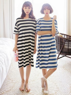 「DHOLIC（ディーホリック）のアイテム（ソックス/靴下）」を使った、ディーホリックさん（レディース・164cm）の春コーディネート