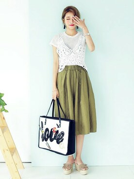 ディーホリックさん（レディース・166cm）の夏コーディネート