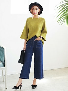 「DHOLIC（ディーホリック）のアイテム（パンプス）」を使った、ディーホリックさん（レディース・166cm）の秋コーディネート