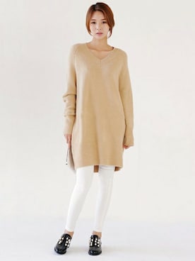 「DHOLIC（ディーホリック）のアイテム（その他シューズ）」を使った、ディーホリックさん（レディース・163cm）の秋コーディネート