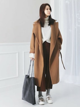 「DHOLIC（ディーホリック）のアイテム（その他アウター）」を使った、ディーホリックさん（レディース・169cm）の秋コーディネート