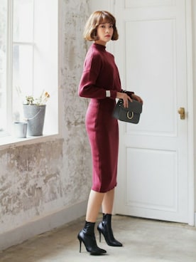 「DHOLIC（ディーホリック）のアイテム（トップス）」を使った、ディーホリックさん（レディース・162cm）の秋コーディネート