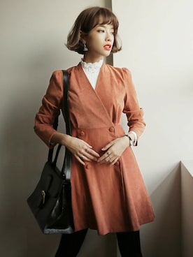 ディーホリックさん（レディース・165cm）の冬コーディネート