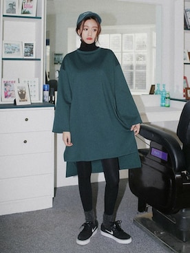 「coordinate」｜「アイテム（帽子）」を使った、ディーホリックさん（レディース・166cm）の冬コーディネート