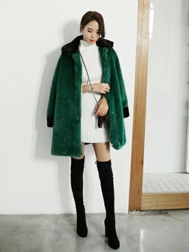 ディーホリックさん(レディース・169cm)の冬コーディネート