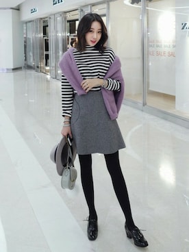 ディーホリックさん（レディース・164cm）の冬コーディネート