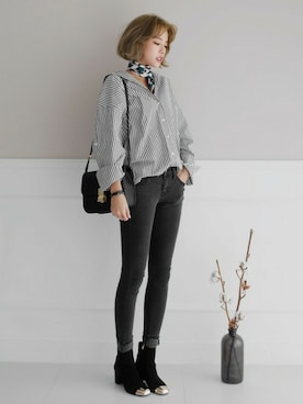 ディーホリックさん（レディース・162cm）の冬コーディネート