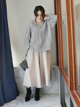 ディーホリックさん（レディース・163cm）の冬コーディネート