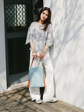 「DHOLIC（ディーホリック）のアイテム（その他）」を使った、ディーホリックさん（レディース・163cm）の春コーディネート