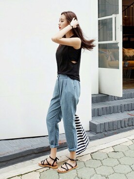 ディーホリックさん（レディース・166cm）の春コーディネート