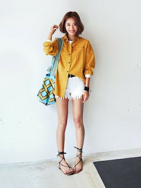 「autumn」｜ディーホリックさん（レディース・165cm）の夏コーディネート