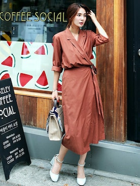 「DHOLIC（ディーホリック）のアイテム（その他）」を使った、ディーホリックさん（レディース・163cm）の夏コーディネート