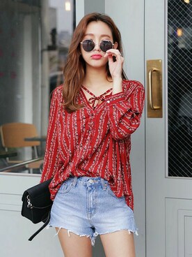 ディーホリックさん（レディース・166cm）の夏コーディネート