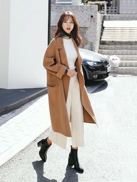 「coordinate」｜「アイテム（その他アウター）」を使った、ディーホリックさん（レディース・169cm）の秋コーディネート