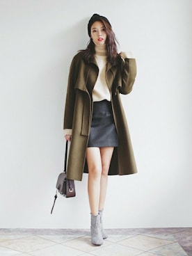 「coordinate」｜「アイテム（その他アウター）」を使った、ディーホリックさん（レディース・169cm）の秋コーディネート