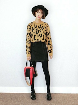 「DHOLIC（ディーホリック）のアイテム（スカート）」を使った、ディーホリックさん（レディース・165cm）の秋コーディネート