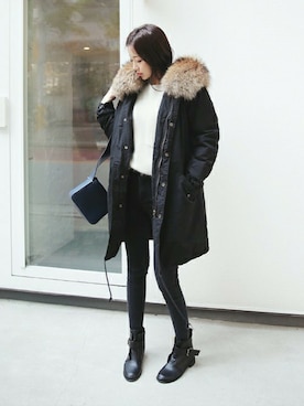 「coordinate」｜「アイテム（その他アウター）」を使った、ディーホリックさん（レディース・165cm）の秋コーディネート