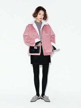 「DHOLIC（ディーホリック）のアイテム（その他アウター）」を使った、ディーホリックさん（レディース・165cm）の秋コーディネート