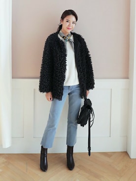 「coordinate」｜「アイテム（その他アウター）」を使った、ディーホリックさん（レディース・169cm）の秋コーディネート